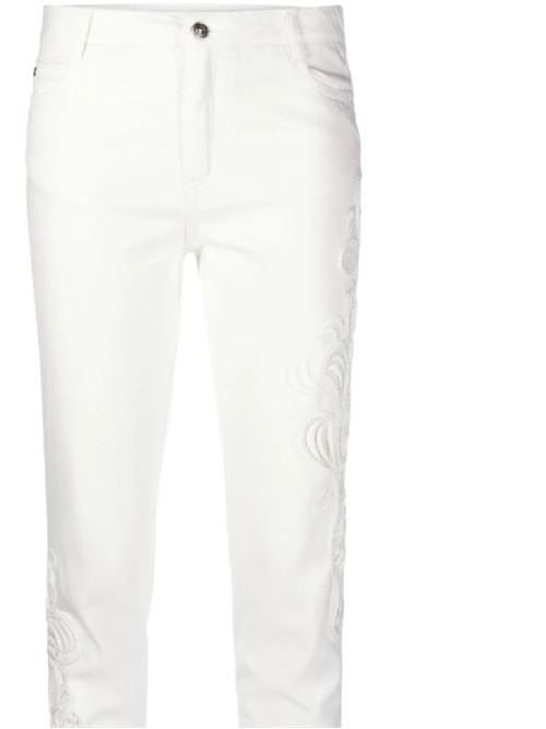 Pantaloni denim cotone bianco Ermanno Scervino | D447P301APKBB14800